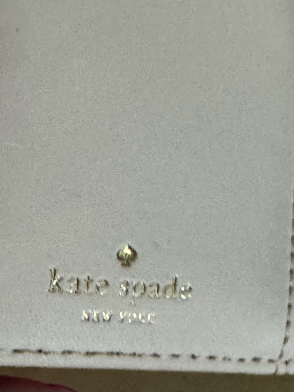 Kate Spade New York Burgundy and Cream Leather Wallet - Picture 4 of 8